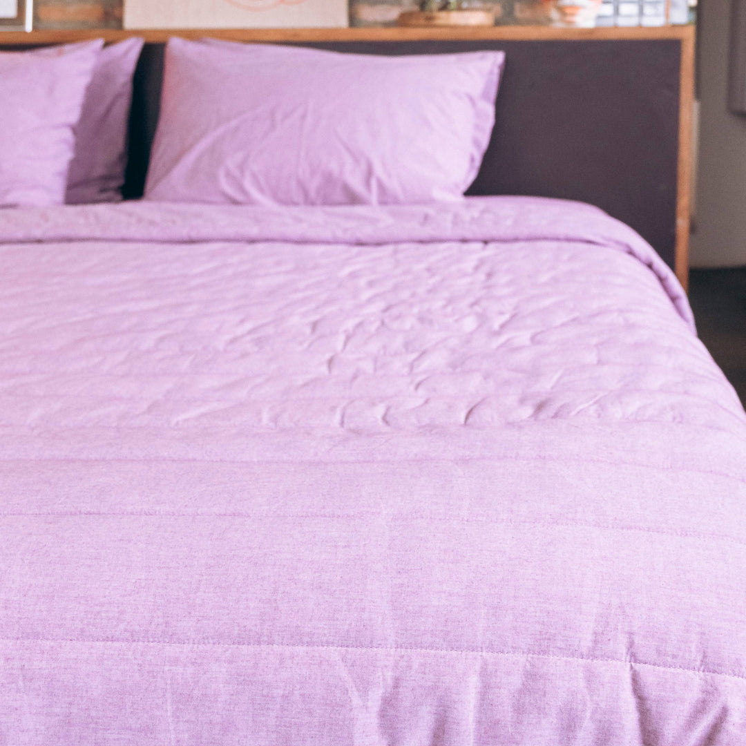 Organic Cotton Quilted Blanket
