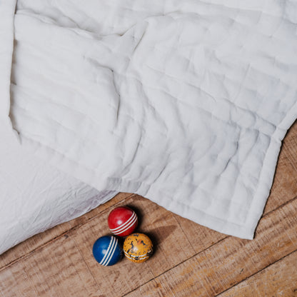 Linen Crib Fitted Sheet