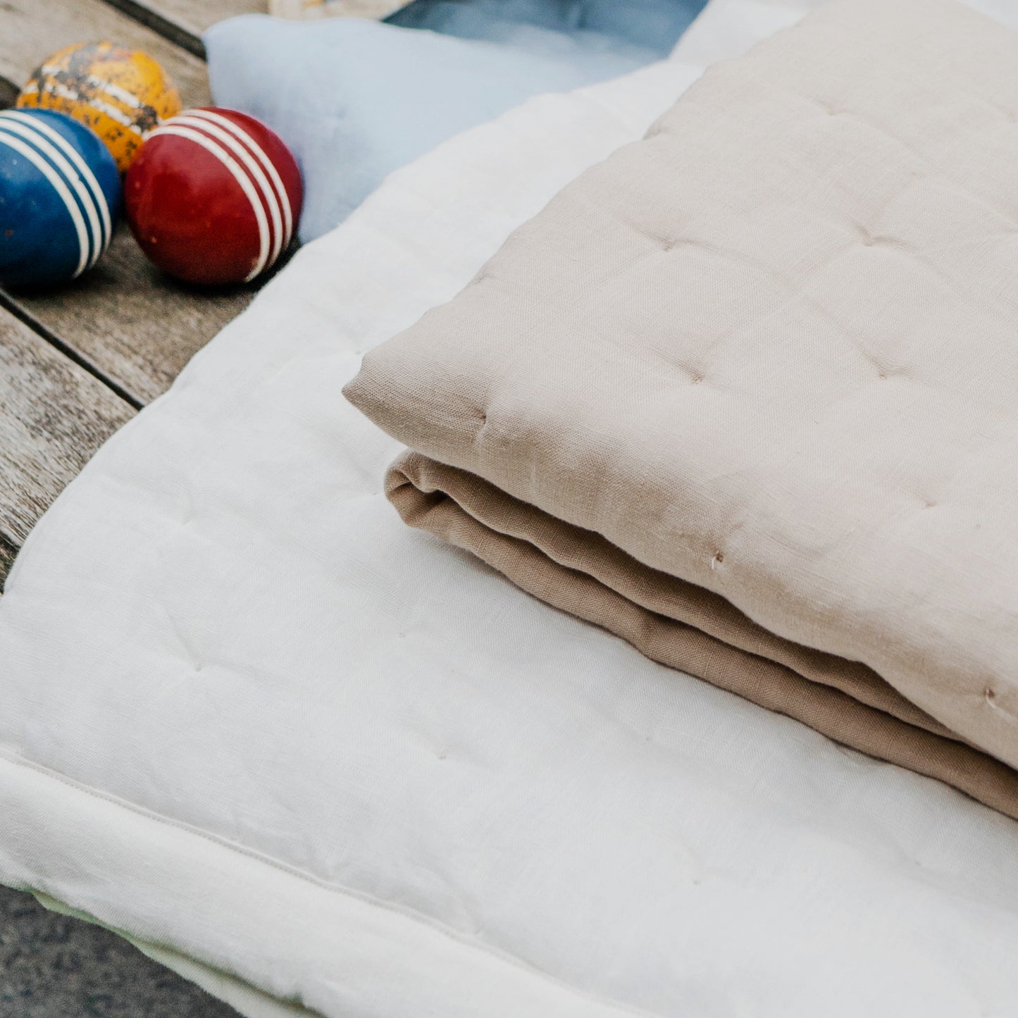 Linen Baby Quilted Blanket