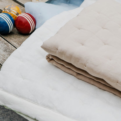 Linen Baby Quilted Blanket