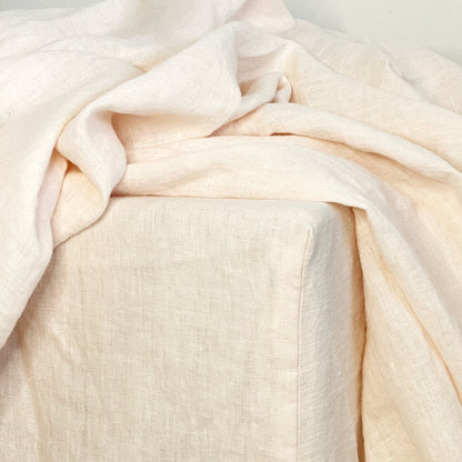 Linen Crib Fitted Sheet