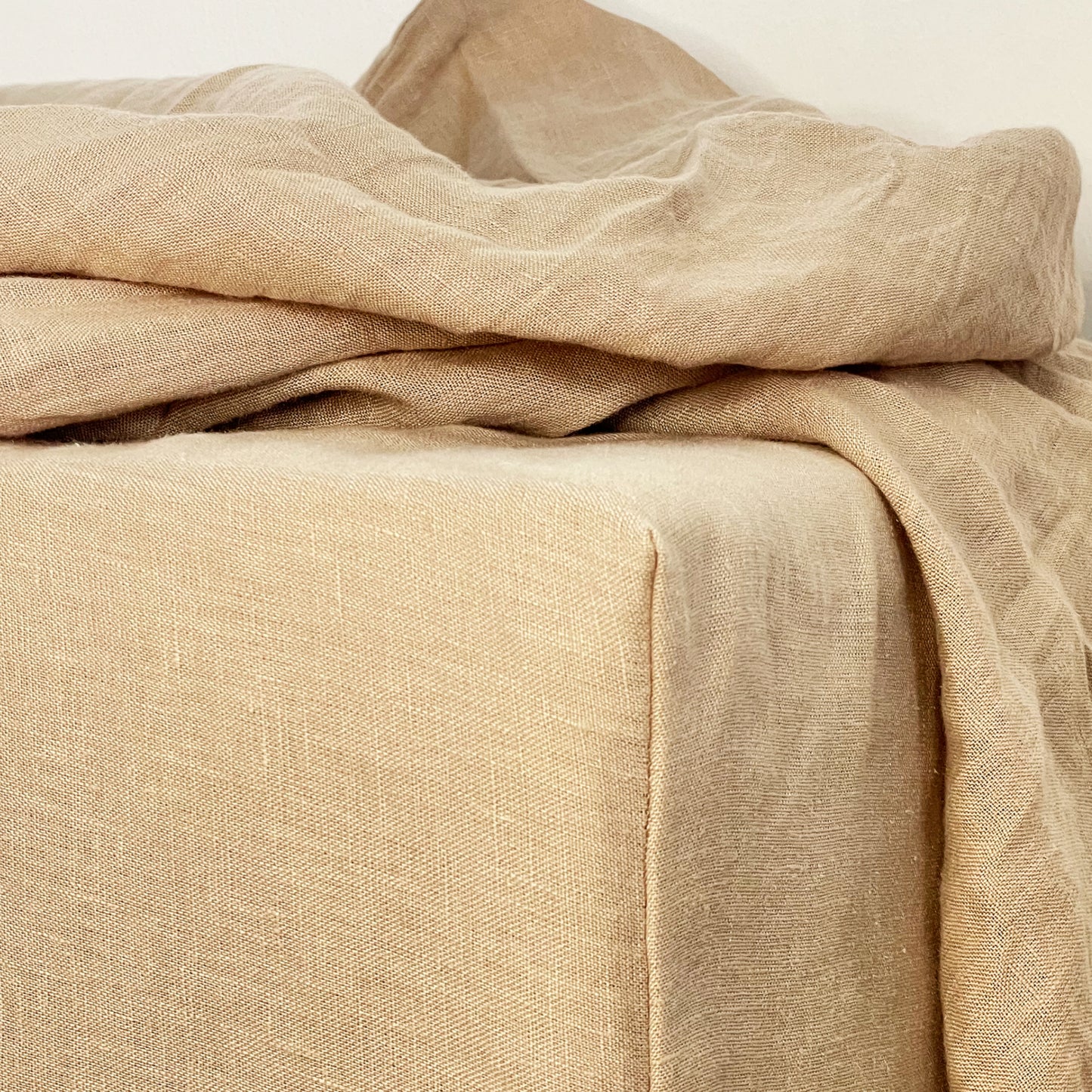 Linen Crib Fitted Sheet